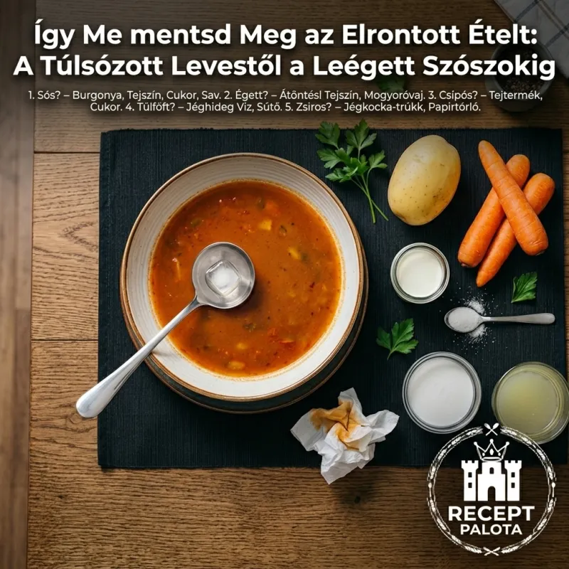 Így mentsd meg az elrontott ételt: A túlsózott levestől a leégett szószokig cikk borítókép - ReceptPalota Blog