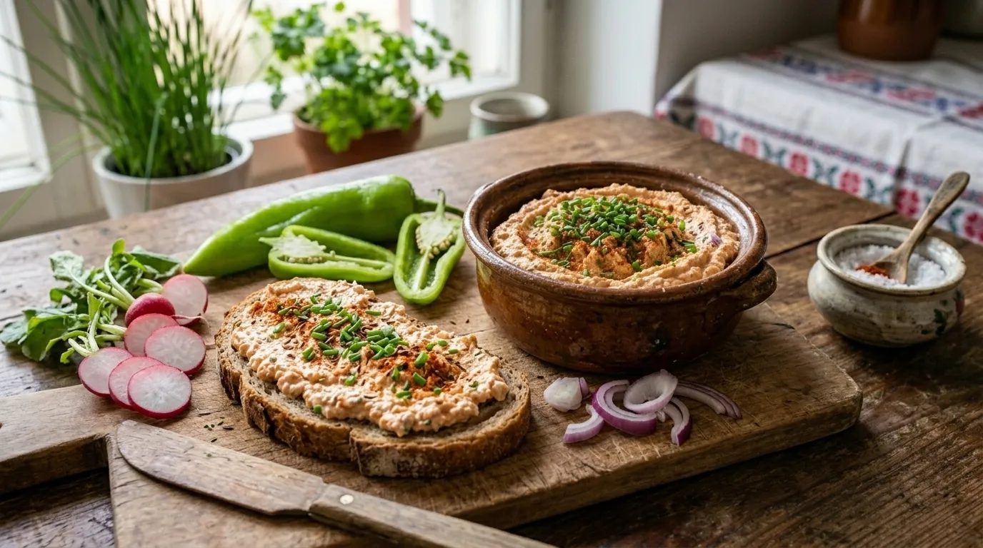 Krémes körözött túróból és juhtúróból friss snidlinggel recept elkészítése - ReceptPalota