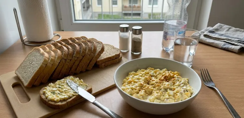 Krémes majonézes tojássaláta recept: Selymes tartármártással és friss snidlinggel
