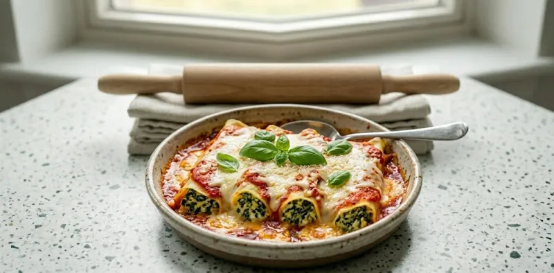 Ajánlott étel: Spenótos-ricottás cannelloni